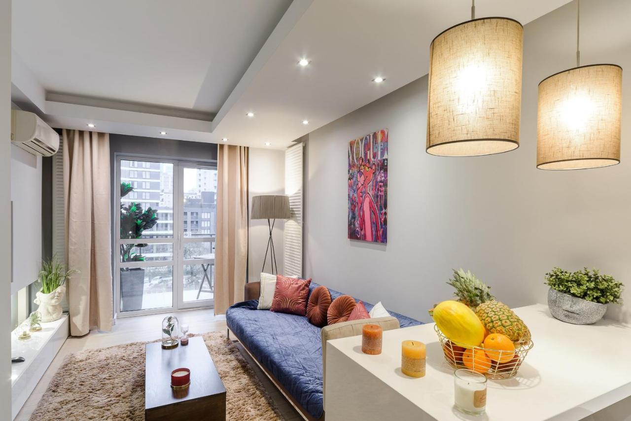 Luxury Apartments In Platinum Tower Varsovia Exterior foto